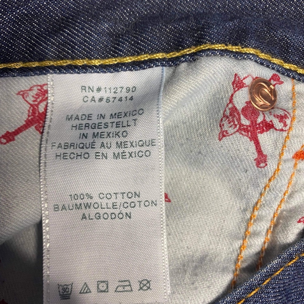 Men’s True Religion Geno Slim Straight Leg Jeans, Size 32, Authentic, Ne… - Picture 7 of 8
